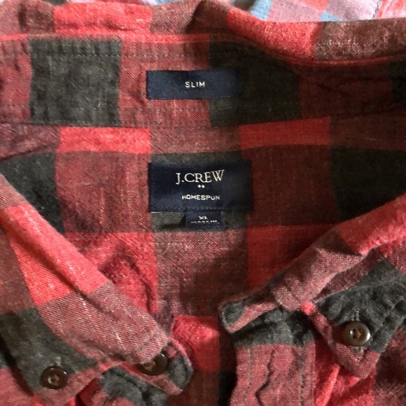 Lot of (3) J CREW Oxford Button Front Extra Large Shirts Slim fit 100% cotton XL - Picture 4 of 13